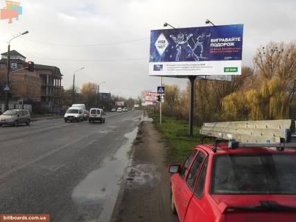 Billboard A in Lutsk st. Naberezna (naproti st. Teslenka) Photo 1