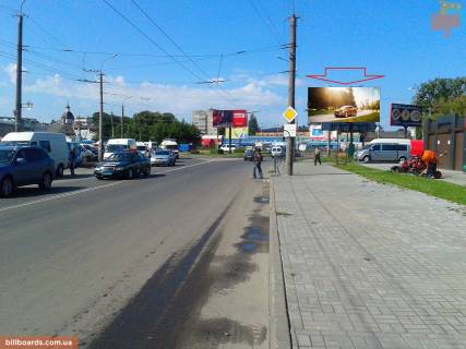 Billboard A in Lutsk st. Konakina, 24A (bila AZS "BRSM-Nafta") Photo 1