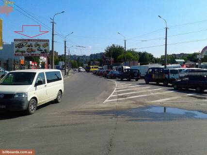 Billboard B in Lutsk st. Konakina, 24A (bila AZS "BRSM-Nafta") Photo 1
