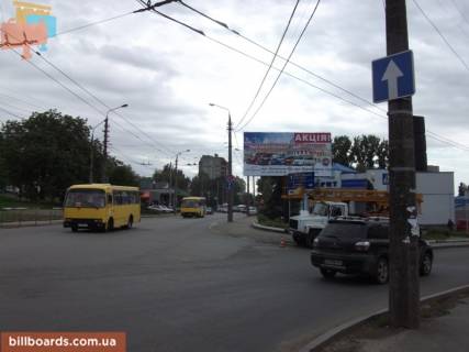 Billboard A in Chernivtsi, 6x3  st.Rus'ka/st.Fastivs'ka Photo 1