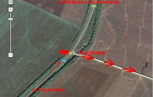 Billboard B in Ternopil highway, 3х6  Kremenec'ka trasa - Ohrimivci B (z mista) scheme