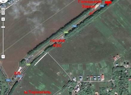 Billboard B in Ternopil highway, 3х6  Kremenec'ka trasa 5 B (v misto) scheme