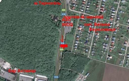 Billboard B in , 3х6  Cernivec'ka trasa Berezovica B (z mista) scheme