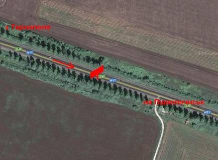 Billboard A in Ternopil highway, 3х6  Hmel'nic'ka trasa 17 A (z mista) na Smikivci scheme