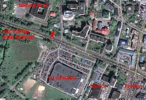 Billboard A in Ternopil, 3х6  st. Zivova - navproti TRC "ORNAVA" scheme