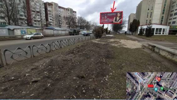 Billboard A in Ternopil, 3х6  st. 15 Kvitna -20 m zavod "ORION" Photo 1