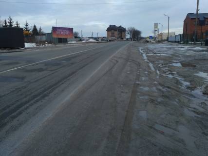 Billboard B in Ternopil highway, 3х6  Berezans'ka - Pidgorodne B 3 (v misto) zliva Photo 1