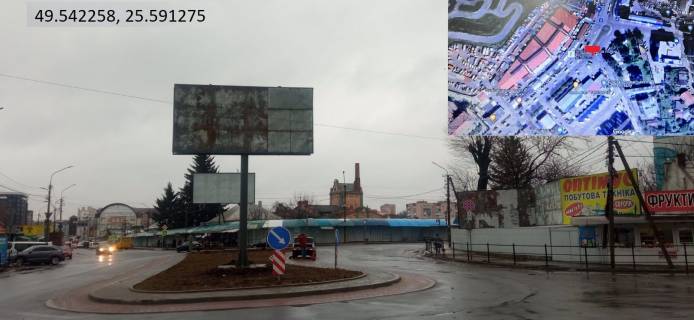 Billboard A in Ternopil st. Septic'kogo-st. avtovokzal (Ovocevij rinok) Photo 1