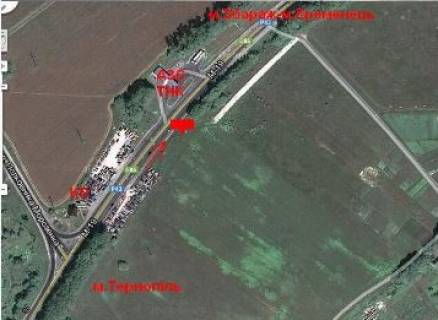 Billboard A in Ternopil highway, 3х6  Kremenec'ka trasa 1 A (z mista) scheme