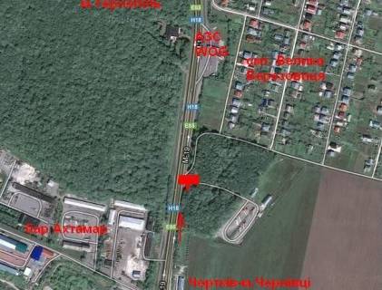 Billboard A in , 3х6  Cernivec'ka trasa 1 A (v misto) z prava scheme