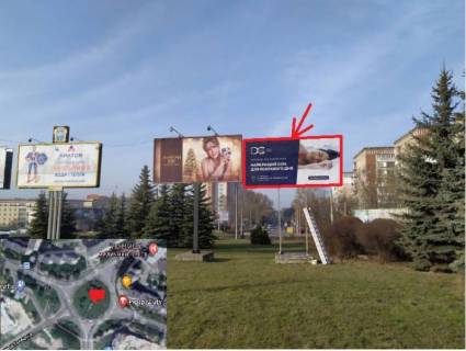 Billboard A in Ternopil, 3х6  kil'ce st. Zluki - st. Tarnavs'kogo - Universam Photo 1