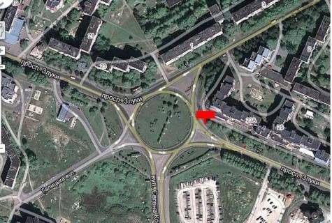 Billboard A in Ternopil, 3х6  kil'ce st. Zluki - st. Tarnavs'kogo (zprava) scheme