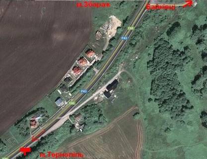 Billboard B in Ternopil highway, 3х6  Kremenec'ka trasa 6 B (v misto) scheme