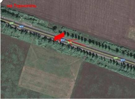 Billboard B in Ternopil highway, 3х6  Hmel'nic'ka trasa 4 B (v misto) scheme