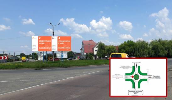 Billboard B in Rozivka, 3x6  avtoslah Uzgorod-Cop, s. Rozivka (kil'ceva) Photo 1