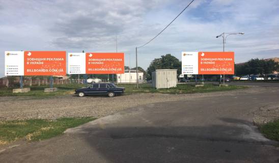Billboard B in Mukachevo, 3x6  st. Tomasa Masarika, rinok GID Photo 1