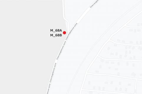Billboard B in Kropyvnytskyi (Kirovograd), 3x6  Aleksandrijskoe sosse vyezd iz goroda na g. Dnepropetrovsk scheme