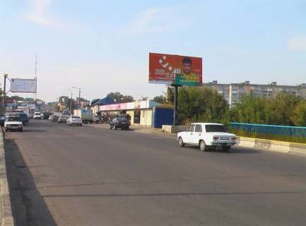 Billboard A in Kropyvnytskyi (Kirovograd), 3x6  st. Kropivnic'kogo 2 ( avtorinok- pered mostom) Photo 1