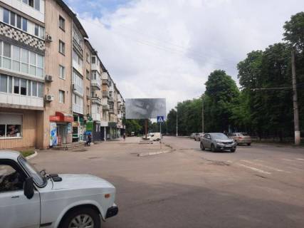 Billboard B in Kropyvnytskyi (Kirovograd) st. Geroiv-ratuval'nikiv (Volkova) 1 (skola, supermarket "Fajno Market") Photo 1