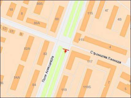 Prismatron, Prism Р/П in Dnipro (Dnipropetrovsk), 3х6  Pola av. - Stromcova st., v centr - 218231 scheme