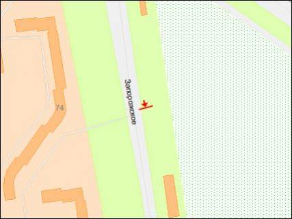 Prismatron, Prism B in Dnipro (Dnipropetrovsk), 3х6  Zaporozskoe sosse, 53b, prizmatron vyezd iz goroda - 467479 scheme