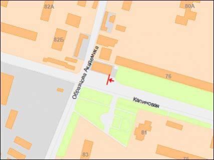 Prismatron, Prism A in Dnipro (Dnipropetrovsk), 3х6  Kalinovaa st., 76 - Obrazcova st., iz centra - 8432 scheme