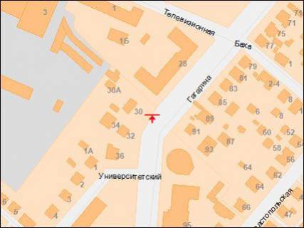 Prismatron, Prism A in Dnipro (Dnipropetrovsk), 3х6  Gagarina av., 30 - Universitetskij per., v centr - 8386 scheme