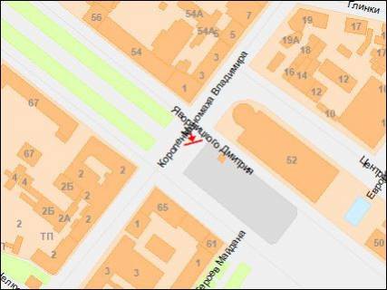 Scrolller, Scroll A in Dnipro (Dnipropetrovsk), 3,14х2,32  Avornickogo av. - Monomaha st. - 218302 scheme