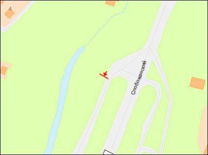 Billboard A in Dnipro (Dnipropetrovsk), 3х6  Slobozanskij av., v"ezd s Malinovskogo st., vozle supermarketa "Fozzy", iz centra scheme