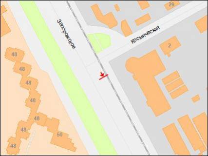 Prismatron, Prism B in Dnipro (Dnipropetrovsk), 3х6  Zaporozskoe sosse - Kosmiceskaa st., iz centra - 218249 scheme