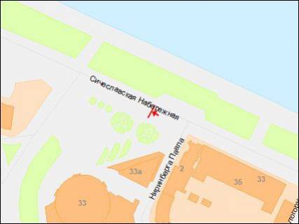 Prismatron, Prism B in Dnipro (Dnipropetrovsk), 3х6  Siceslavskaa Nabereznaa st., 33a - Nirinberga st., Cirk, v centr - 218246 scheme