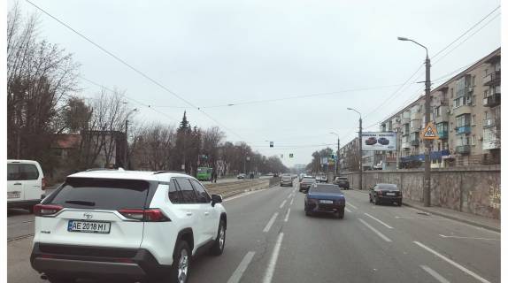 Billboard A in Dnipro (Dnipropetrovsk), 3х6  Bogdana Hmel'nickogo av., 8, iz centra Photo 1