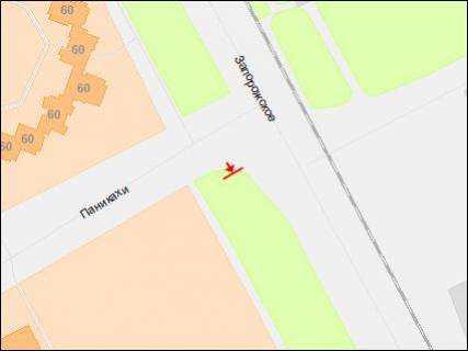 Backlight A in Dnipro (Dnipropetrovsk), 4х8  Zaporozskoe sosse, 60 - Panikahi st. scheme