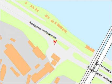 Backlight A in Dnipro (Dnipropetrovsk), 4х8  Siceslavskaa Nabereznaa st. 3d, Amurskij most, v centr scheme