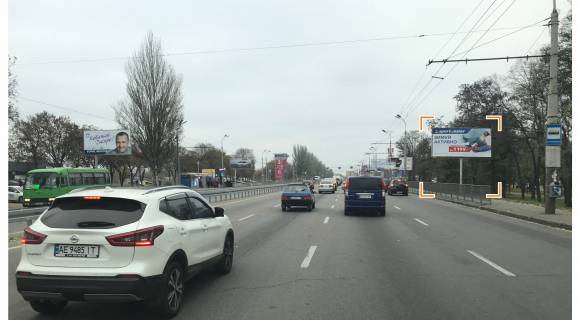 Billboard B in Dnipro (Dnipropetrovsk), 3х6  Zaporozskoe sosse, 60 - Panikahi st., v centr Photo 1