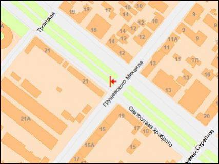 Prismatron, Prism Р/П in Dnipro (Dnipropetrovsk), 3х6  Svatoslava Hrabrogo st. - Grusevskogo st. - 8421 scheme