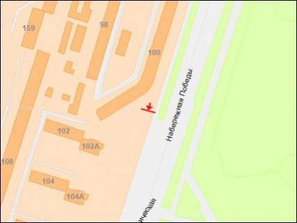 Prismatron, Prism A in Dnipro (Dnipropetrovsk), 3х6  Nabereznaa Pobedy st., 100 - Pobedy pl., iz centra - 218158 scheme