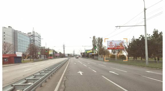 Billboard A in Dnipro (Dnipropetrovsk), 3х6  Zavodskaa Nabereznaa st., mebel'nyj kombinat "Progress" Photo 1