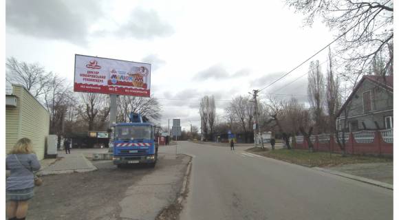 Billboard B in Dnipro (Dnipropetrovsk), 3х6  Bazenova st., 102 - Vesnina st. - Al'vinskogo st., v centr Photo 1
