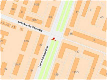 Prismatron, Prism Р/П in Dnipro (Dnipropetrovsk), 3х6  Pola av. - Stromcova st., iz centra - 218228 scheme