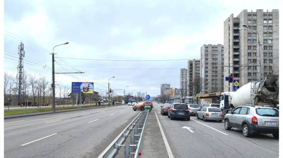 Billboard B in Dnipro (Dnipropetrovsk), 3,2х6,2  Nabereznaa Pobedy st., 44, iz centra Photo 1