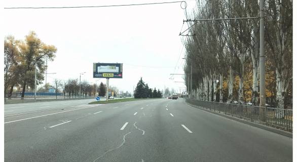 Billboard Р/П in Dnipro (Dnipropetrovsk), 3х6  Zavodskaa Nabereznaa st., 4 - Krasnyj Kamen' st., v centr Photo 1