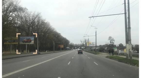 Billboard B in Dnipro (Dnipropetrovsk), 3х6  Zaporozskoe sosse, vozle parka "40-letia Osvobozdenia Dnepra", v centr Photo 1