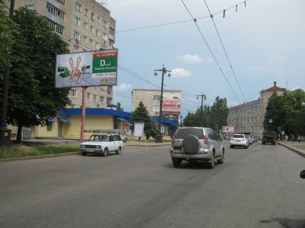 Billboard B in Kropyvnytskyi (Kirovograd), 3х6  st. B. Perspektivnaa - st.Malanuka - pl. Svobody - ATB Photo