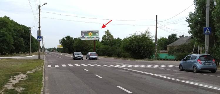 Billboard A in Kropyvnytskyi (Kirovograd), 3х6  ul Holodnoarskaa v"ezd s Kieva Photo 1