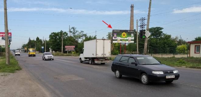 Billboard A in Kropyvnytskyi (Kirovograd), 3х6  st. Vystavocnaa (Murmanskaa) - vyezd na g.Vinnicu Photo 1
