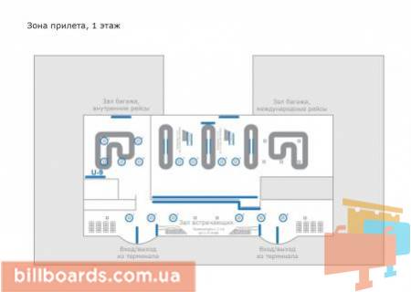 Non-Standard  in Boryspil, 6х2,5 м  Lajtboks v zale polucenia bagaza scheme