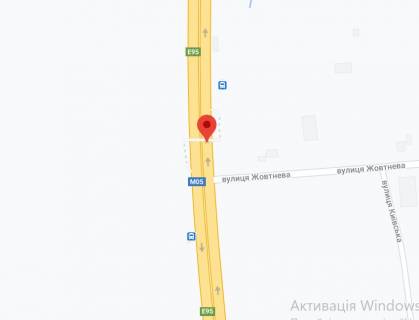 Non-Standard A in Kiev roads, 2х16  M-05 Odes'ka tr. 49+200 km (Garant) km vid KPP.Odinadcatij vid Kieva - AgroMarket, opt. Baza Sparza, v napramku Kieva scheme