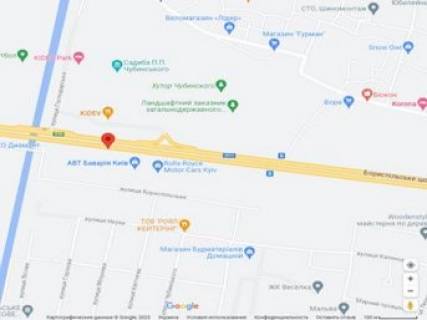 Billboard B in Kyiv, 3х6  Borispil's'ke sose, 31+480, AVT Bavaria v napramku v  Kiiv scheme