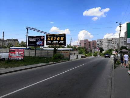Billboard B in Vishnev, 3х6  m. Visneve sit, st. Cornovola-1 (zd pereizd)- persij vid pereizdu Photo 1